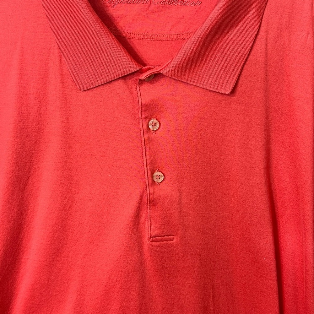 Cutter & Buck Signature Collection Size 4XB/ 4TG 100% Cotton Polo Style Shirt☑️